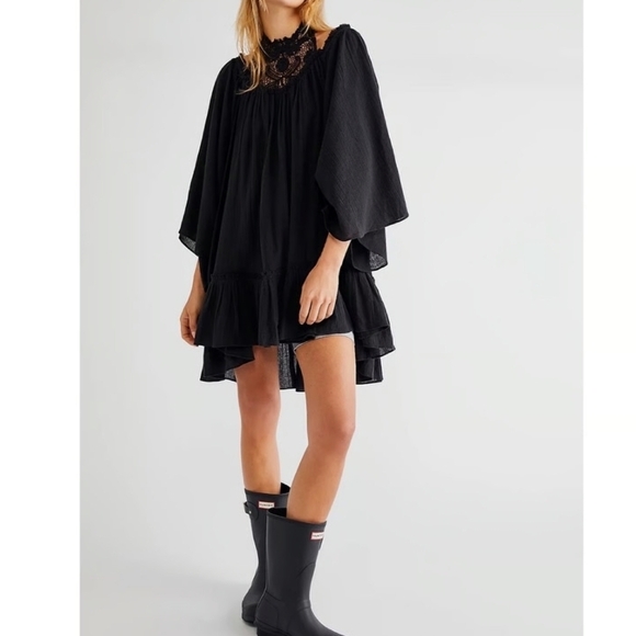Free People Tops - Free People Black Tunic or Mini Dress